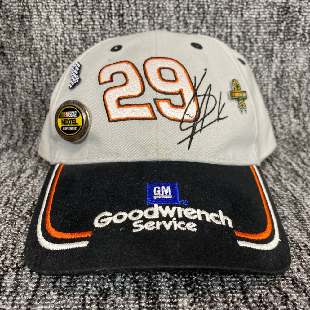 Winners Circle NASCAR Kevin Harvick Hat Mens OSFA Gray GM Goodwrench Racing Cap
